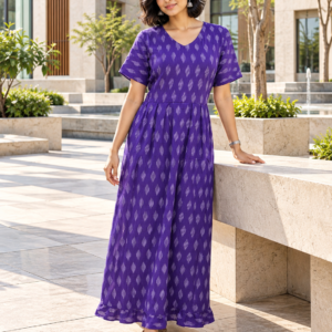 Beautiful girl wearing modern dress