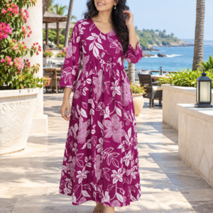 woman weaing pink dress